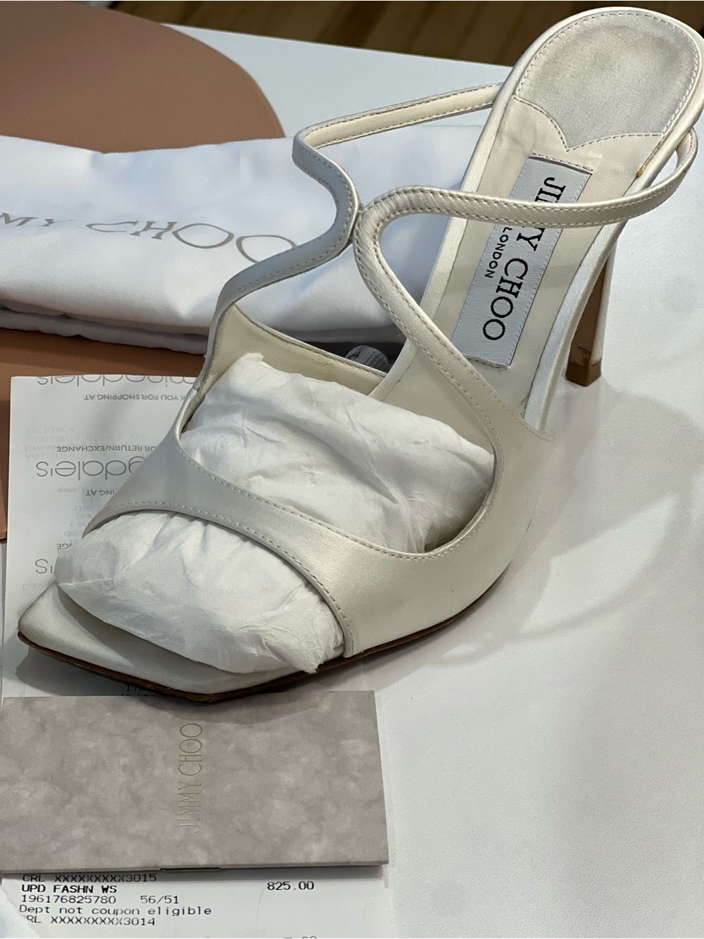 Jimmy Choo satin slip on stiletto heels - Picture 10 of 13